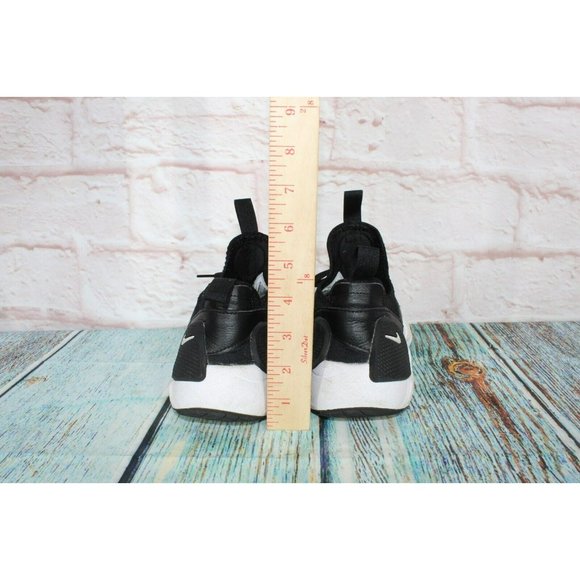 Nike Huarache Edge Txt  Black Leather Lace Up Casual Sneakers Shoes Size 6 - Picture 6 of 8